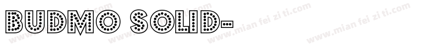 Budmo Solid字体转换